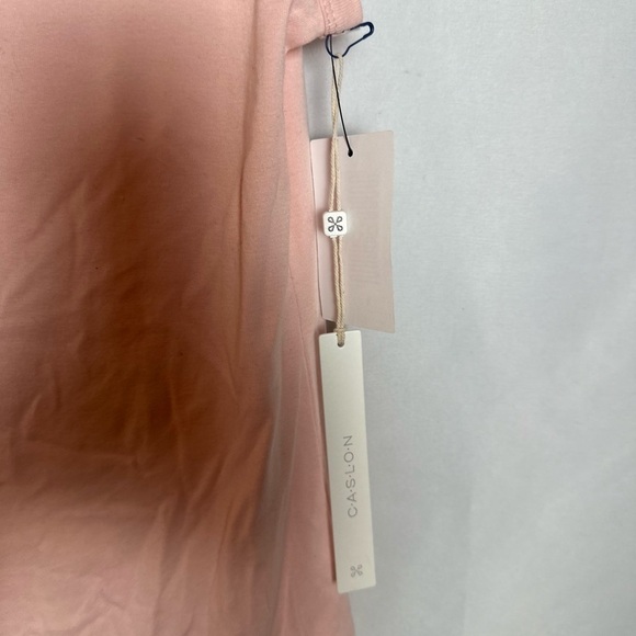 NWT Caslon Pink Cotton Tank Top - Picture 6 of 6